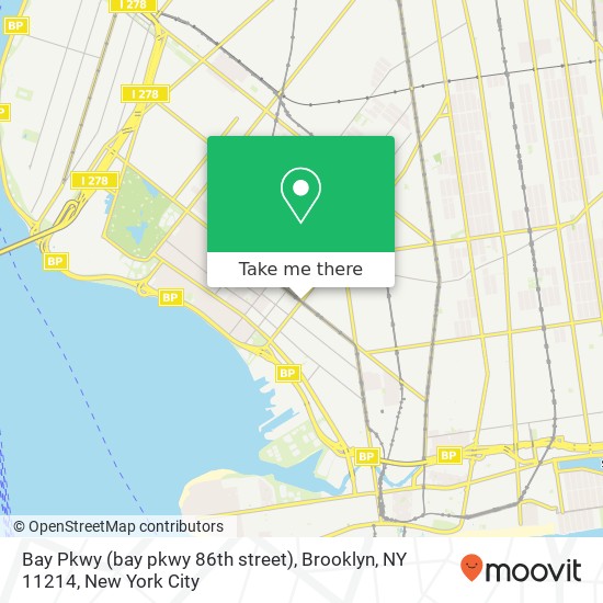 Bay Pkwy (bay pkwy 86th street), Brooklyn, NY 11214 map