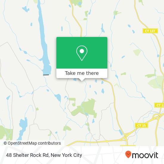 Mapa de 48 Shelter Rock Rd, Stamford, CT 06903