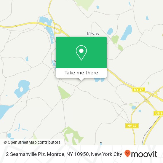 2 Seamanville Plz, Monroe, NY 10950 map