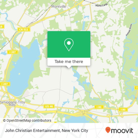 John Christian Entertainment map