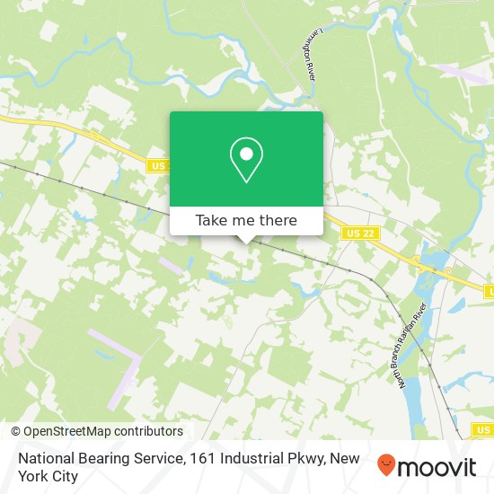 Mapa de National Bearing Service, 161 Industrial Pkwy