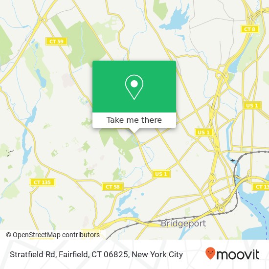 Stratfield Rd, Fairfield, CT 06825 map