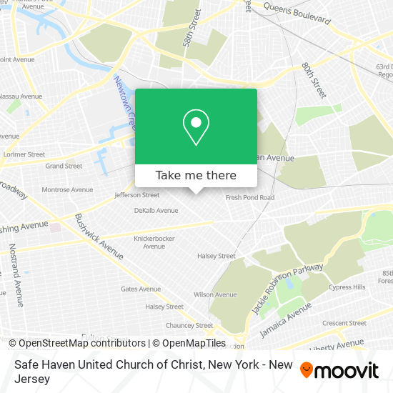 Safe Haven United Church of Christ map