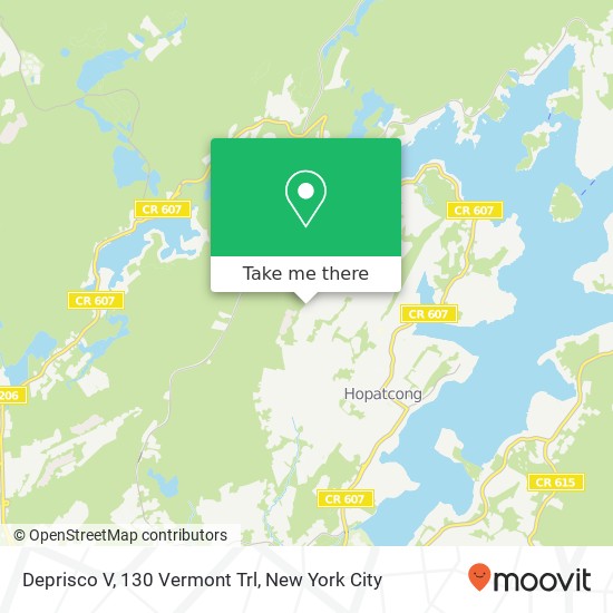 Mapa de Deprisco V, 130 Vermont Trl