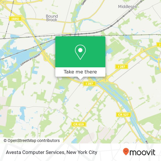 Mapa de Avesta Computer Services, 1 Executive Dr