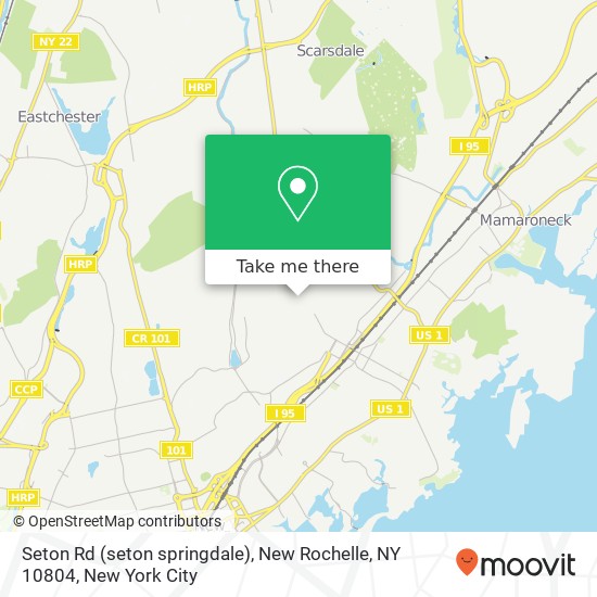 Seton Rd (seton springdale), New Rochelle, NY 10804 map