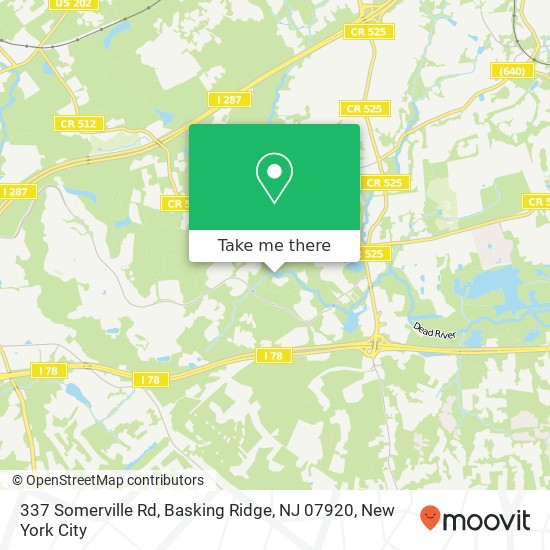 337 Somerville Rd, Basking Ridge, NJ 07920 map