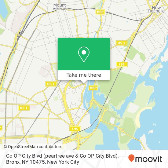 Co OP City Blvd (peartree ave & Co OP City Blvd), Bronx, NY 10475 map