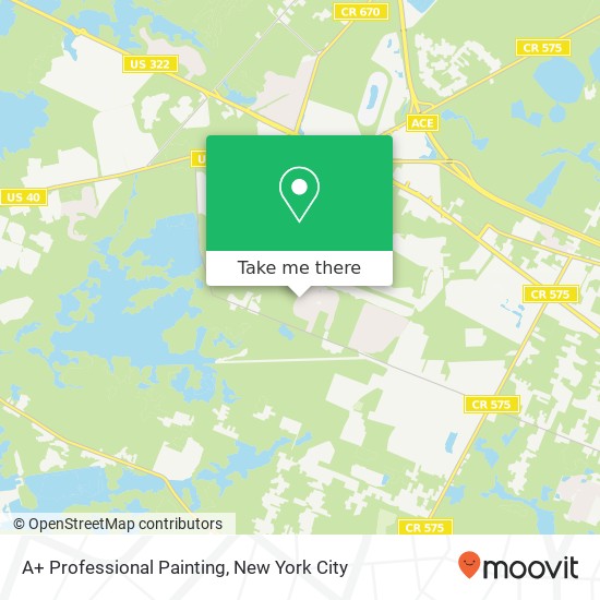 Mapa de A+ Professional Painting, 51 Fox Hollow Dr