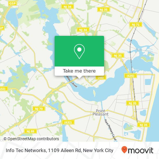 Info Tec Networks, 1109 Aileen Rd map