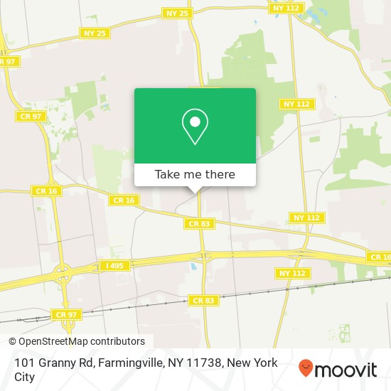 101 Granny Rd, Farmingville, NY 11738 map