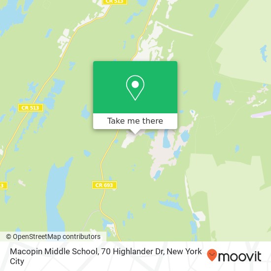 Macopin Middle School, 70 Highlander Dr map