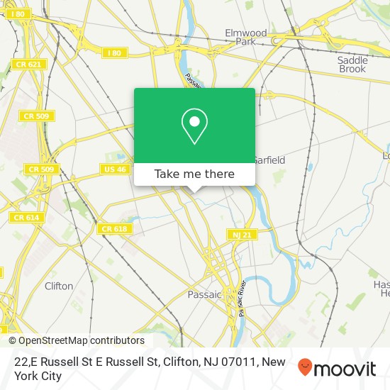 22,E Russell St E Russell St, Clifton, NJ 07011 map