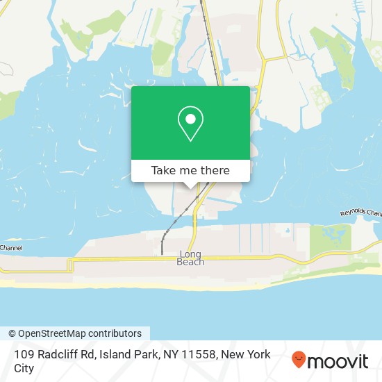 109 Radcliff Rd, Island Park, NY 11558 map