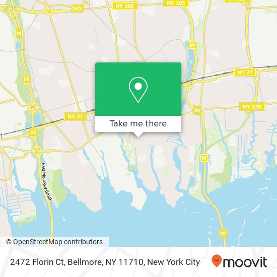 2472 Florin Ct, Bellmore, NY 11710 map