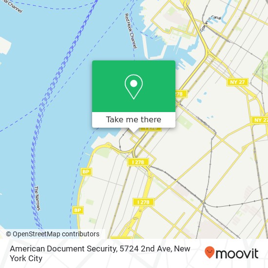 Mapa de American Document Security, 5724 2nd Ave