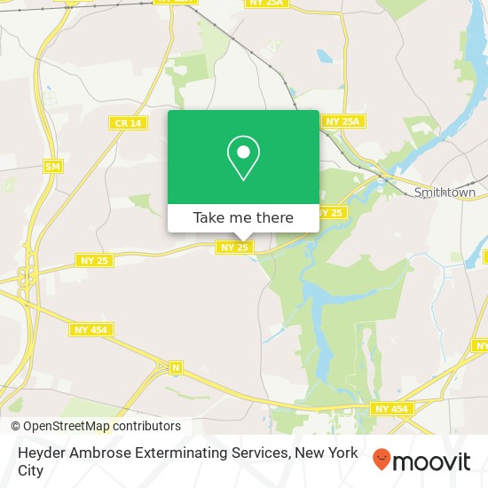 Mapa de Heyder Ambrose Exterminating Services