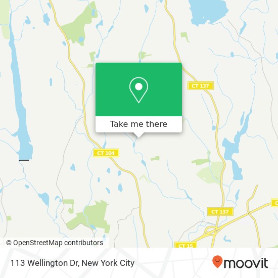 113 Wellington Dr, Stamford, CT 06903 map
