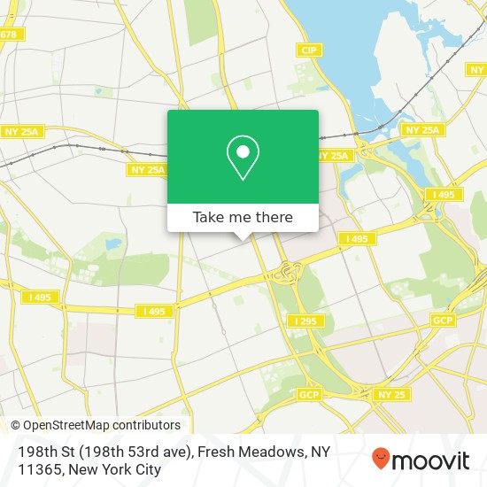 198th St (198th 53rd ave), Fresh Meadows, NY 11365 map