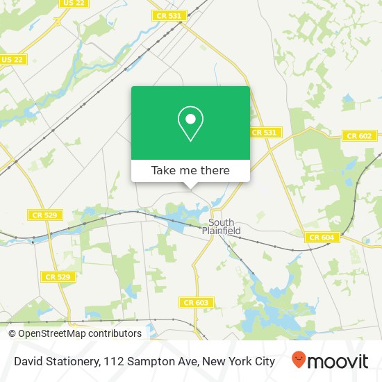 David Stationery, 112 Sampton Ave map