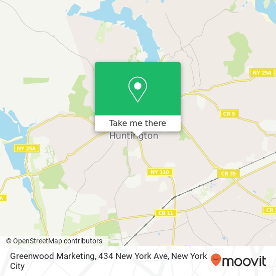 Mapa de Greenwood Marketing, 434 New York Ave