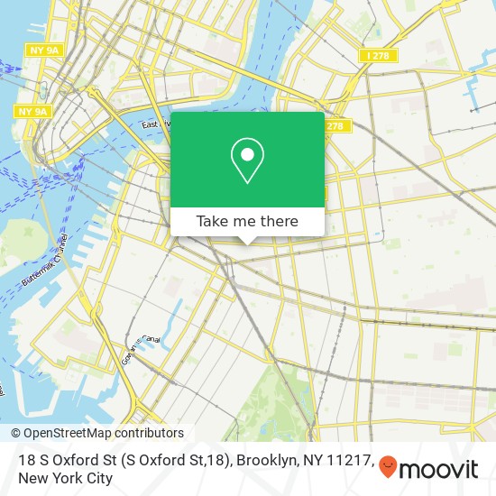 18 S Oxford St (S Oxford St,18), Brooklyn, NY 11217 map