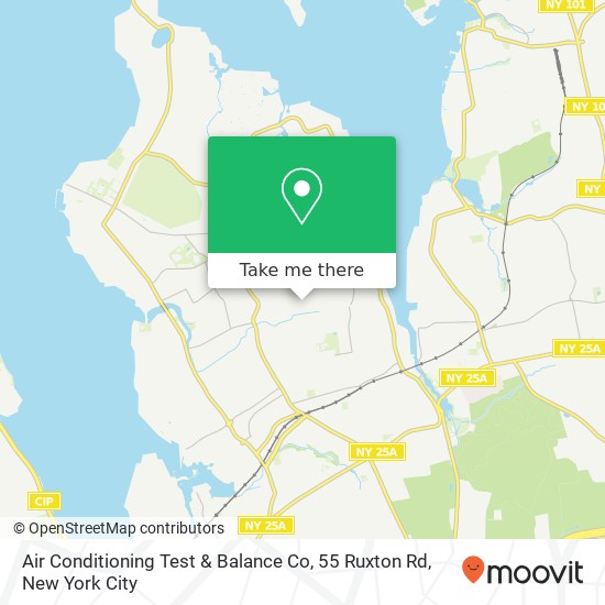 Air Conditioning Test & Balance Co, 55 Ruxton Rd map