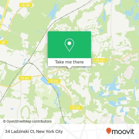 34 Ladzinski Ct, Monroe Twp, NJ 08831 map