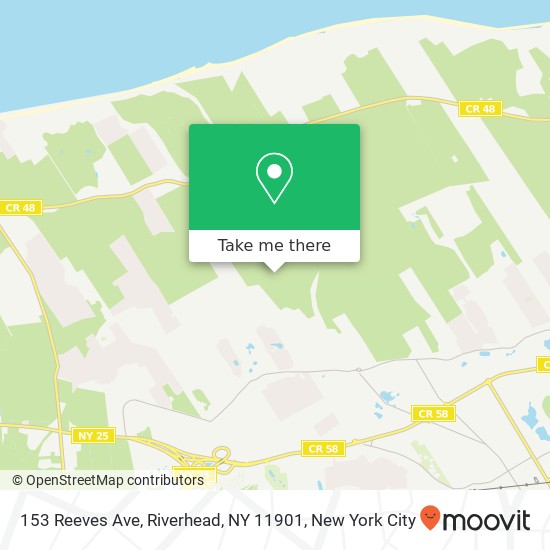 153 Reeves Ave, Riverhead, NY 11901 map