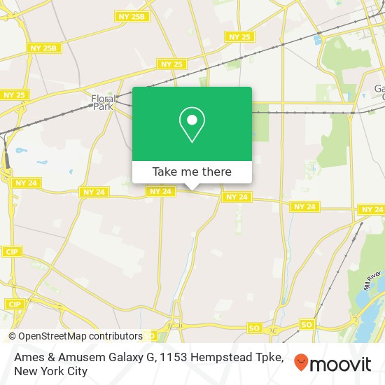 Ames & Amusem Galaxy G, 1153 Hempstead Tpke map