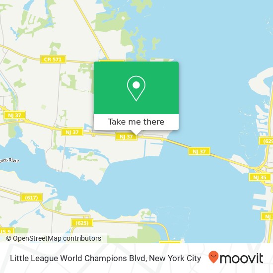 Little League World Champions Blvd, Toms River, NJ 08753 map