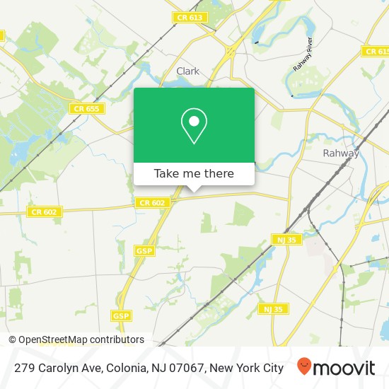 279 Carolyn Ave, Colonia, NJ 07067 map