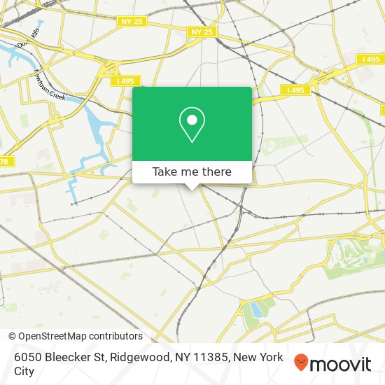 6050 Bleecker St, Ridgewood, NY 11385 map