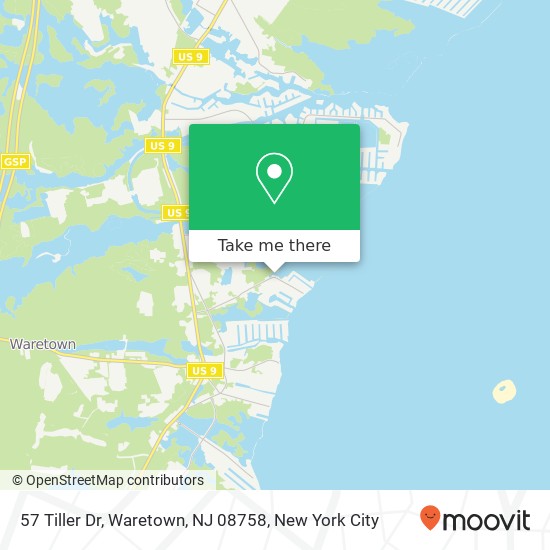 57 Tiller Dr, Waretown, NJ 08758 map
