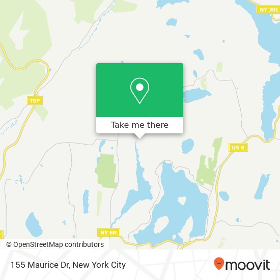 Mapa de 155 Maurice Dr, Mahopac, NY 10541