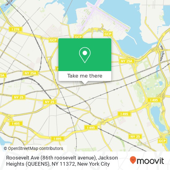 Roosevelt Ave (86th roosevelt avenue), Jackson Heights (QUEENS), NY 11372 map