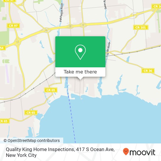 Mapa de Quality King Home Inspections, 417 S Ocean Ave