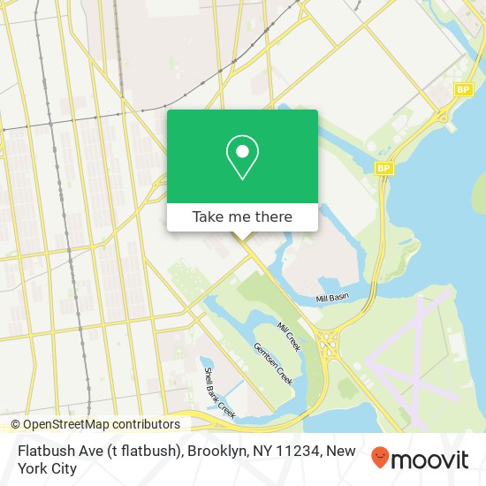 Mapa de Flatbush Ave (t flatbush), Brooklyn, NY 11234