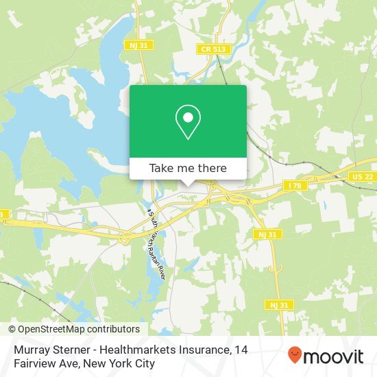 Murray Sterner - Healthmarkets Insurance, 14 Fairview Ave map