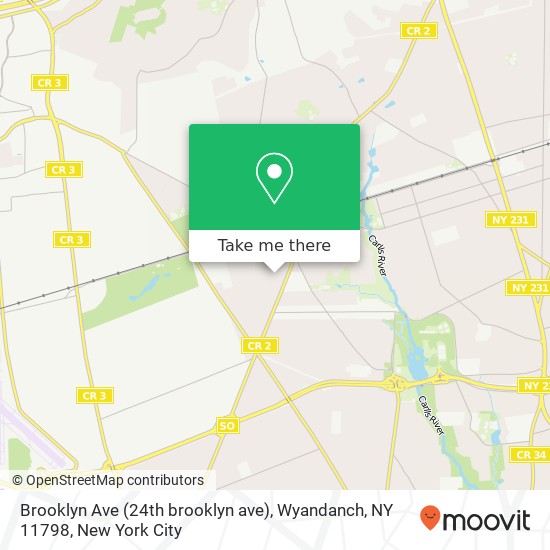 Brooklyn Ave (24th brooklyn ave), Wyandanch, NY 11798 map
