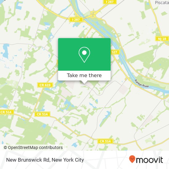 Mapa de New Brunswick Rd, Somerset, NJ 08873