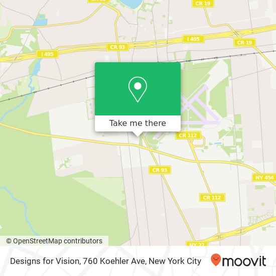 Mapa de Designs for Vision, 760 Koehler Ave