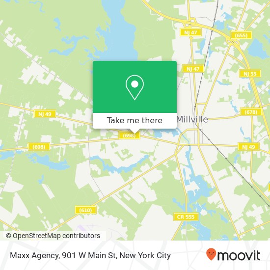 Maxx Agency, 901 W Main St map