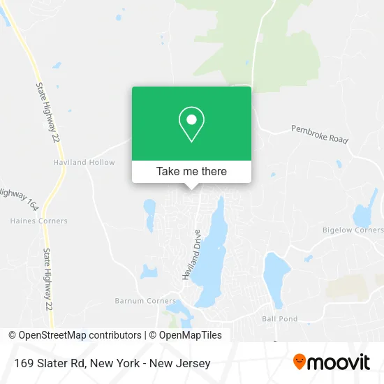 169 Slater Rd map