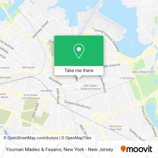Youman Madeo & Fasano map