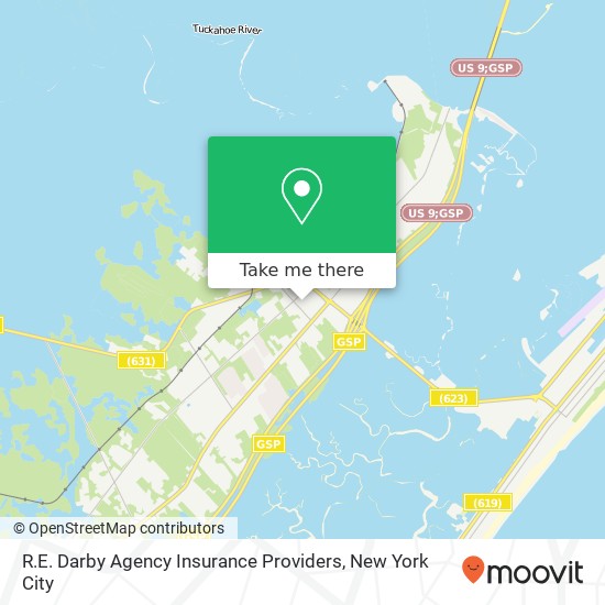 R.E. Darby Agency Insurance Providers, 4 Roosevelt Blvd map