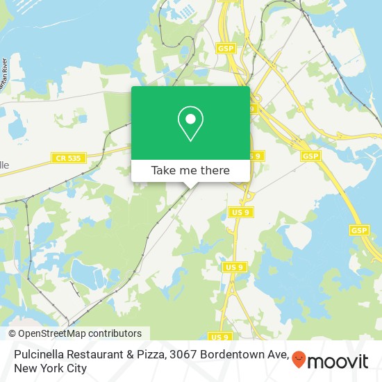 Pulcinella Restaurant & Pizza, 3067 Bordentown Ave map