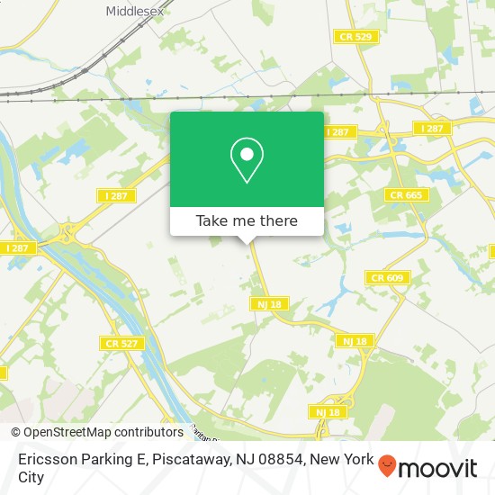 Ericsson Parking E, Piscataway, NJ 08854 map