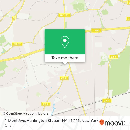 1 Mont Ave, Huntington Station, NY 11746 map