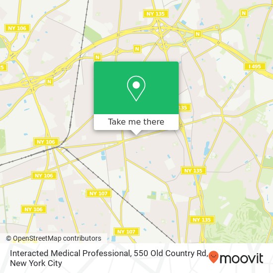 Interacted Medical Professional, 550 Old Country Rd map